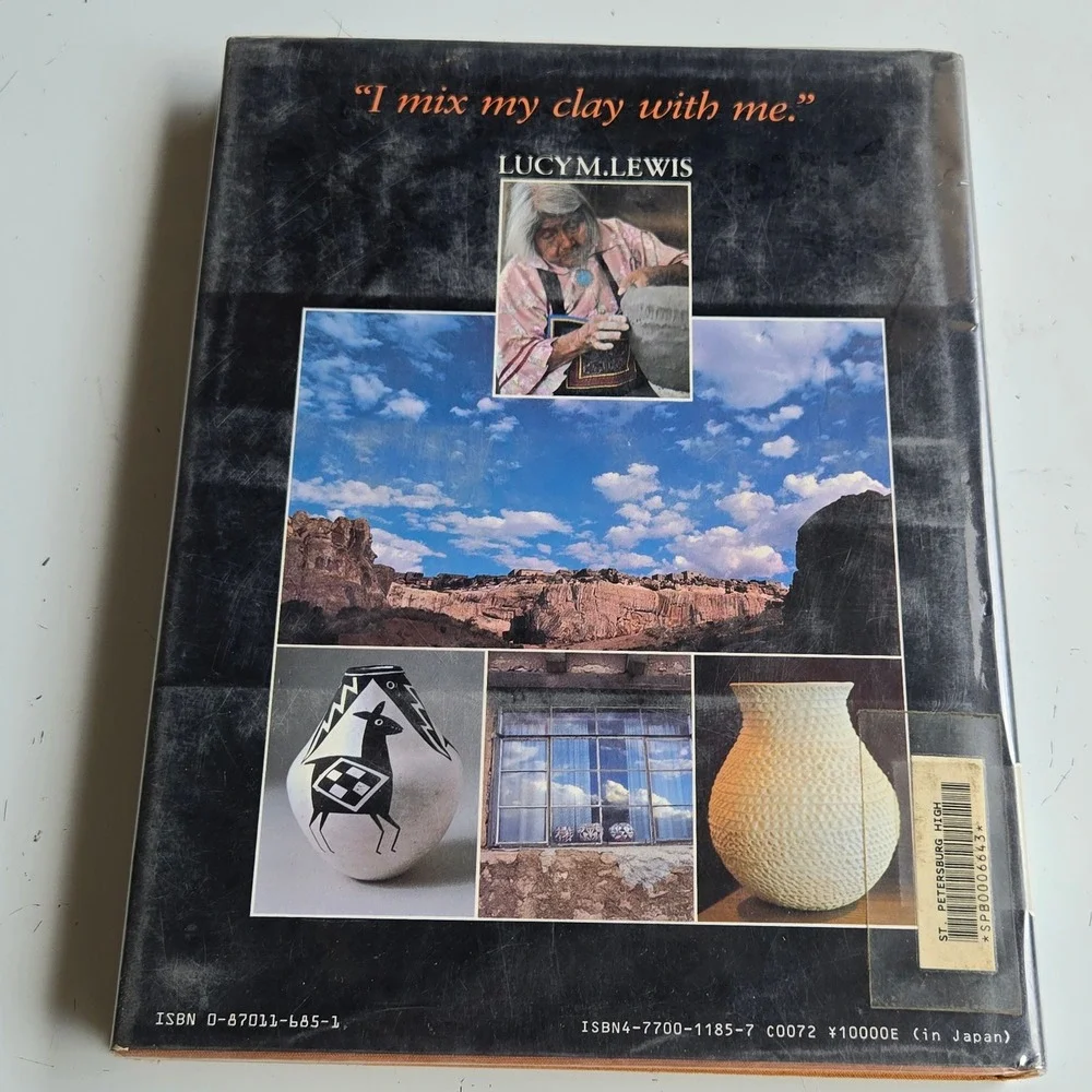 Lucy M Lewis American Indian Potter Susan Peterson Hardcover 1984 First Edition